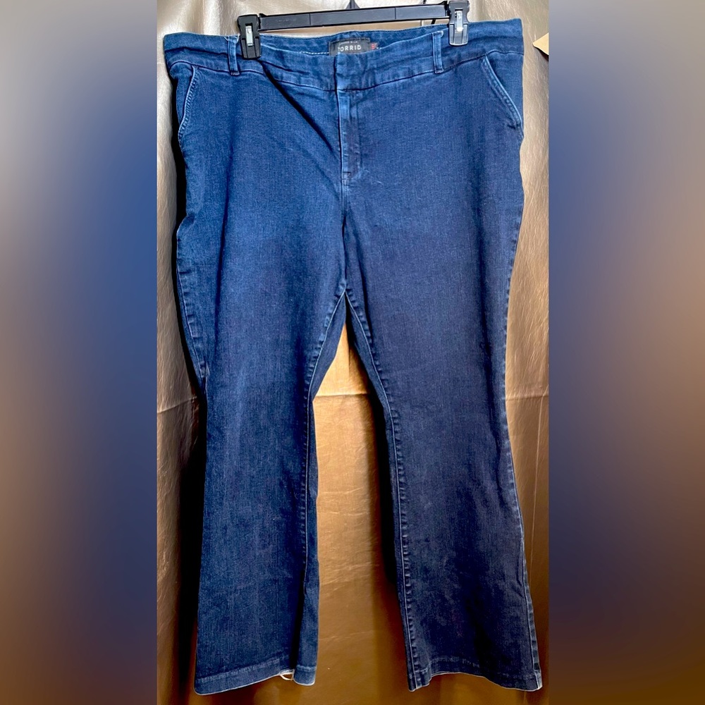 COPY - Torrid Women’s Premiums Trouser Pant Size 24 Jeans/Denim Blue